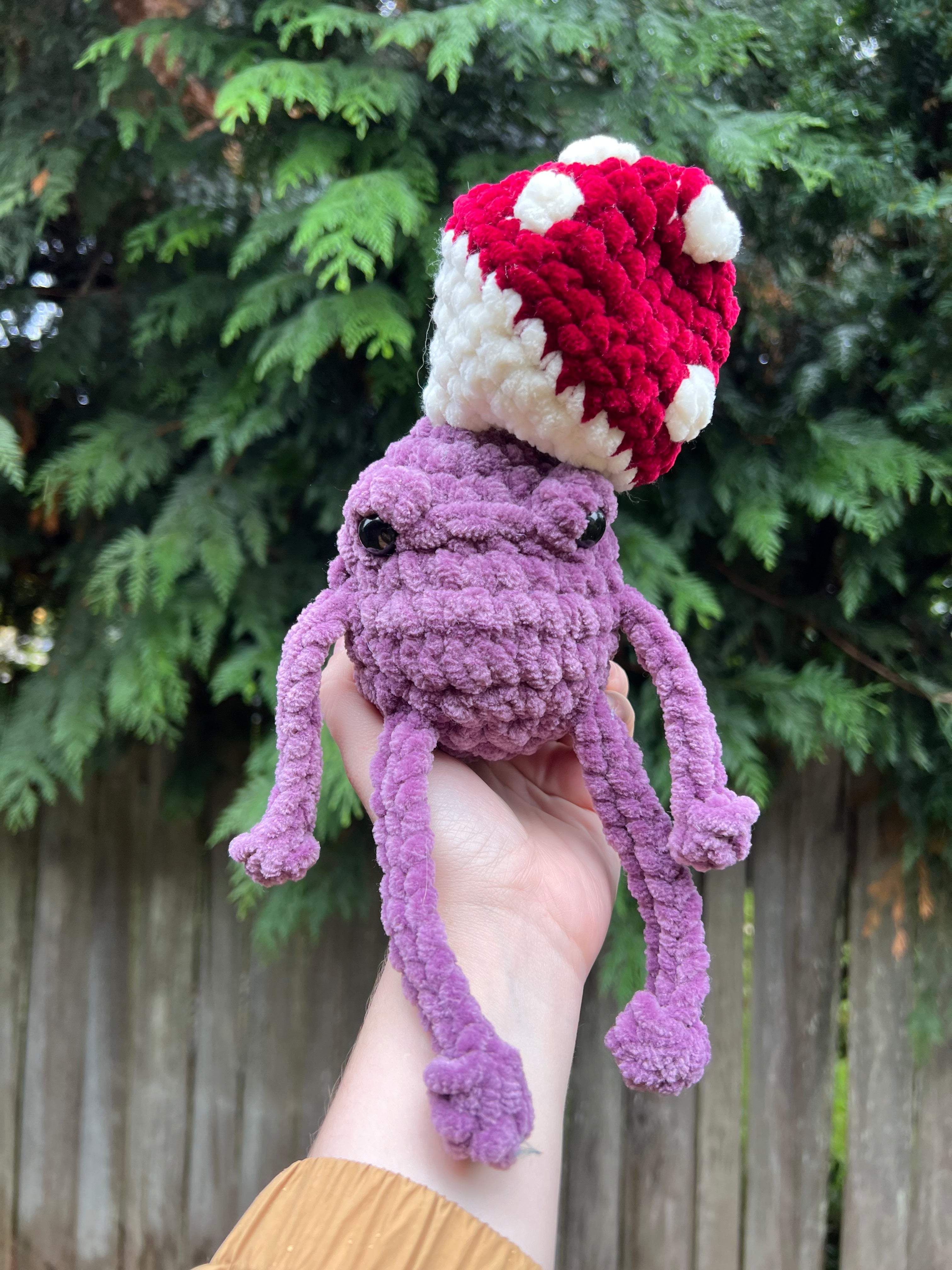 Toni the Toad plushie made to order